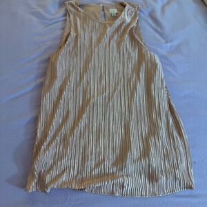 a new day pink Metallic Sleeveless Blouse